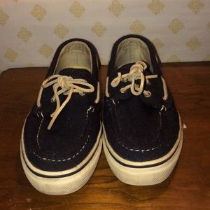 Navy Blue Wool Men’s Sperry Top-Siders